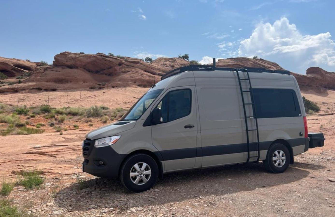Camping 2022 Mercedes Campervan With Electric Bikes Las Vegas